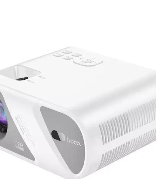 HOCO HD Ready DT1 Projecteur Blanc Wi-Fi Bluetooth 720P Jusqu’à 200 pouces